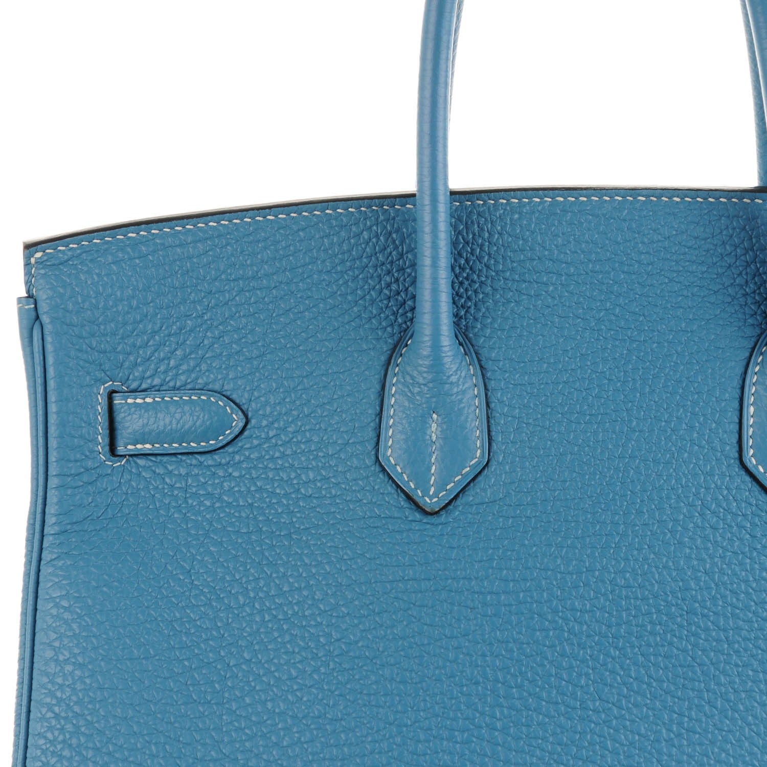 Hermes Togo Birkin 35 Blue Jean 17 of 22