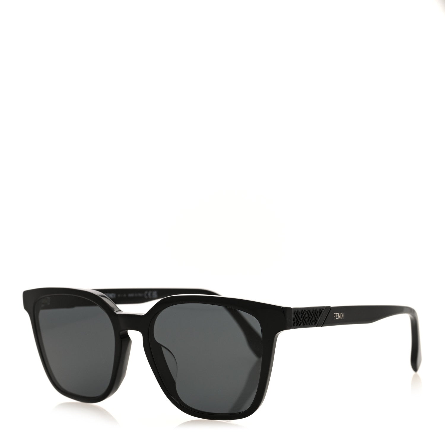 Fendi Acetate Square Sunglasses FE40057U Black 1 of 7