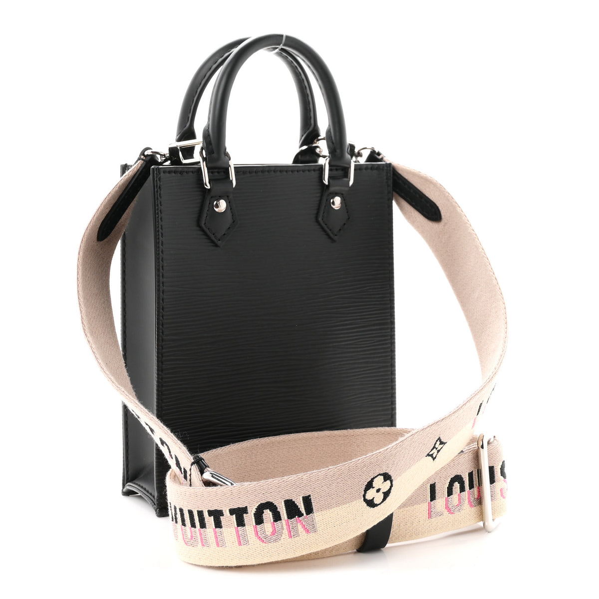Louis Vuitton Epi Jacquard Petit Sac Plat Black 5 of 19
