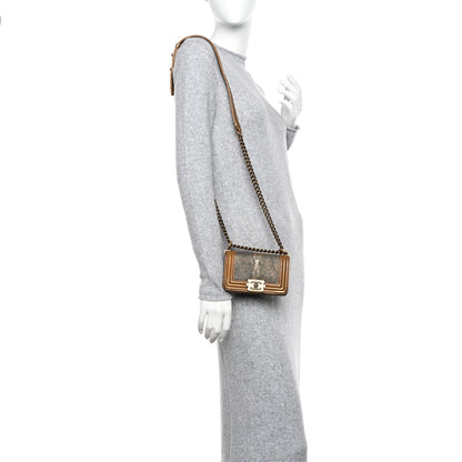 Chanel Galuchat Stingray Mini Boy Flap Gold 3 of 17