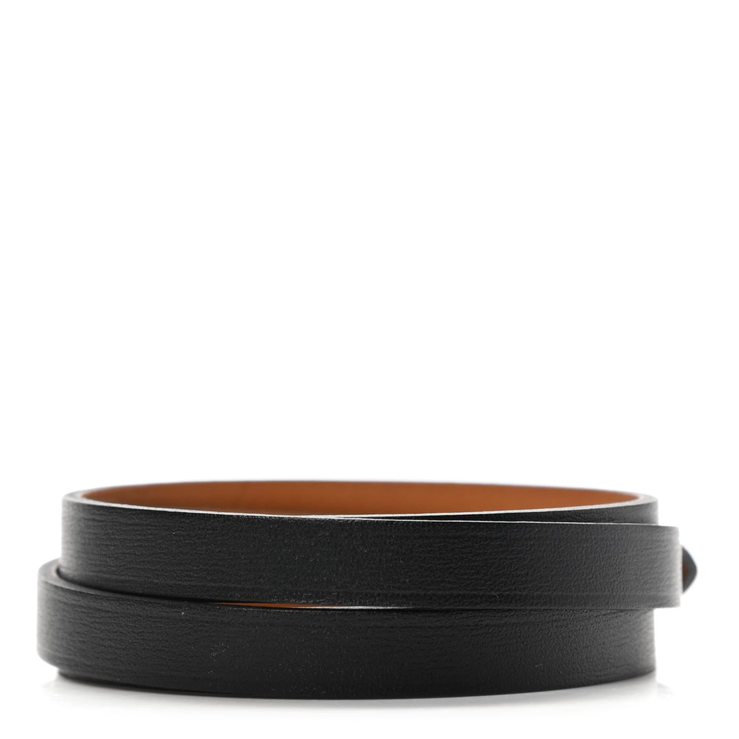 Hermes Chamonix Hapi 3MM Triple Tour Wrap Bracelet M Black 3 of 8