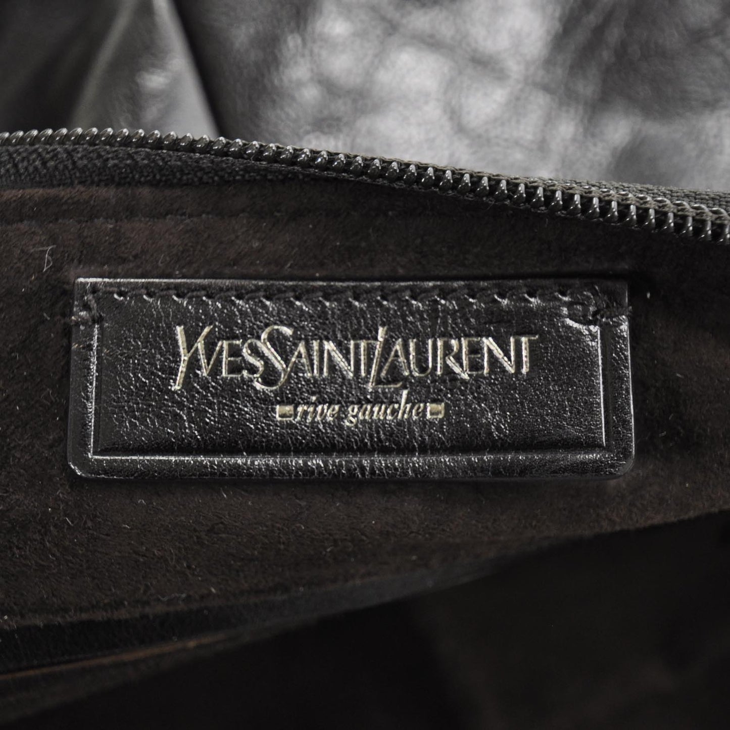 Leather Small Hobo Dark Brown