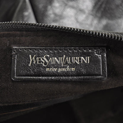 Saint Laurent Leather Small Hobo Dark Brown 7 of 8