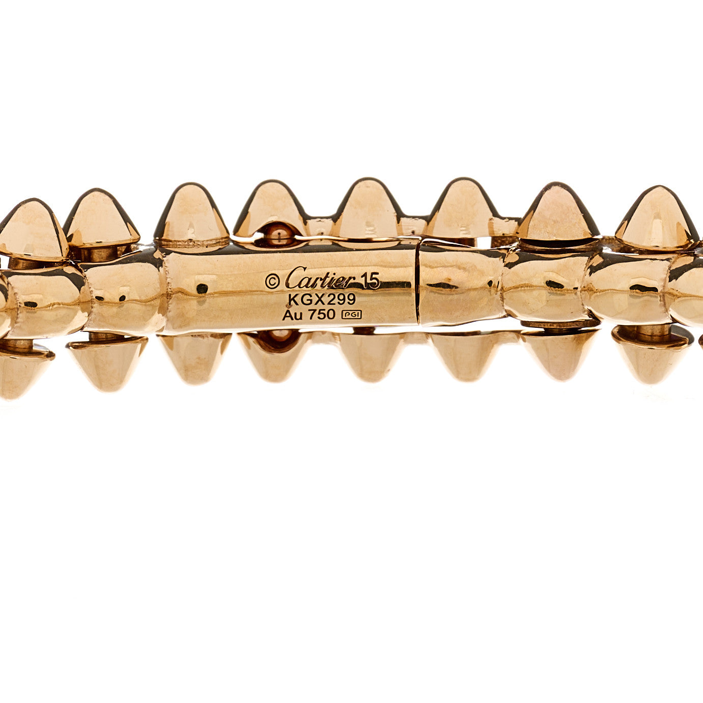 Cartier 18K Pink Gold Small Clash De Cartier Bracelet 15 3 of 4
