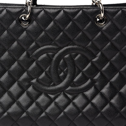 Chanel Caviar Quilted XL Grand Shopping Tote GST Black 10 of 10