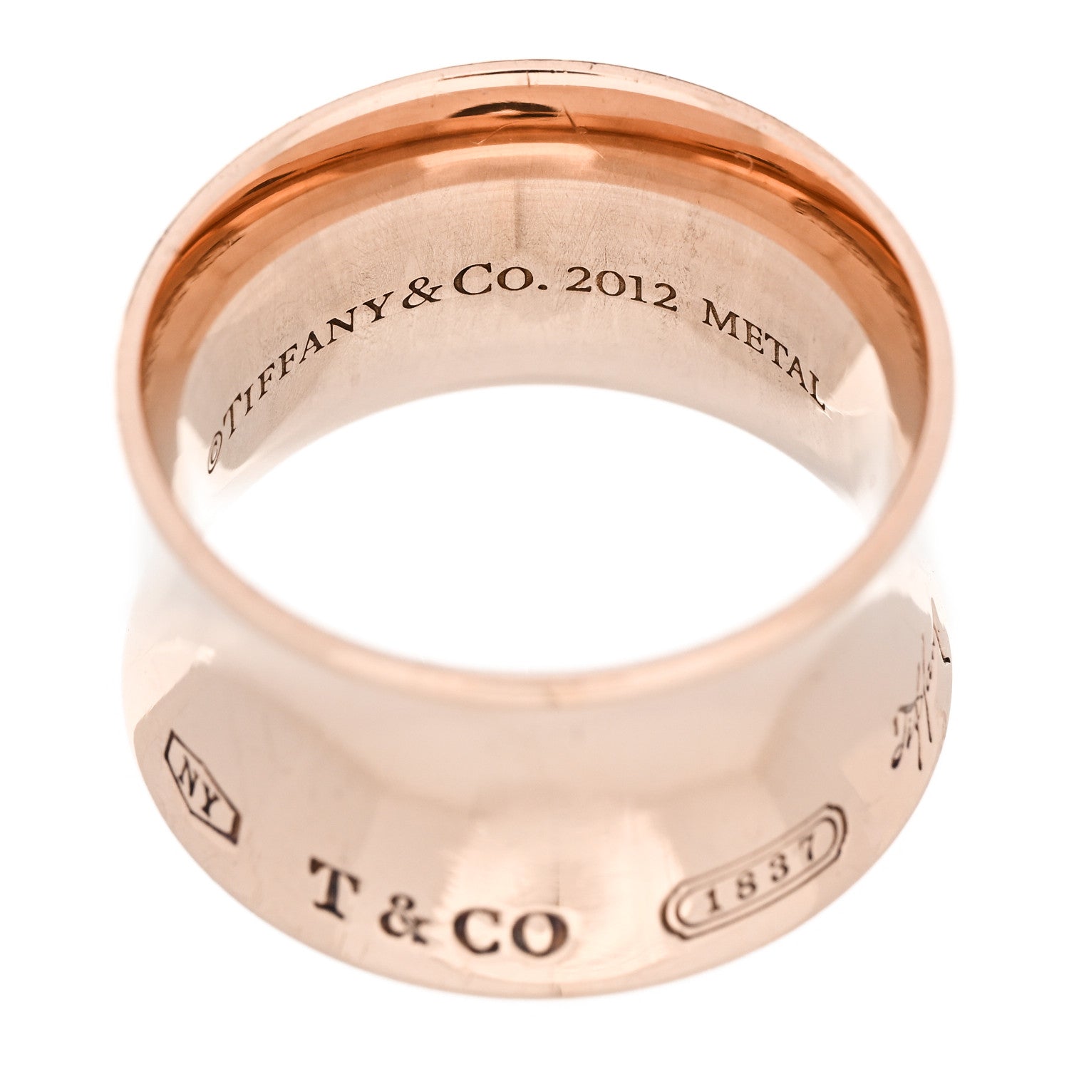 Tiffany Rubedo Wide 1837 Band Ring 52 6 4 of 4