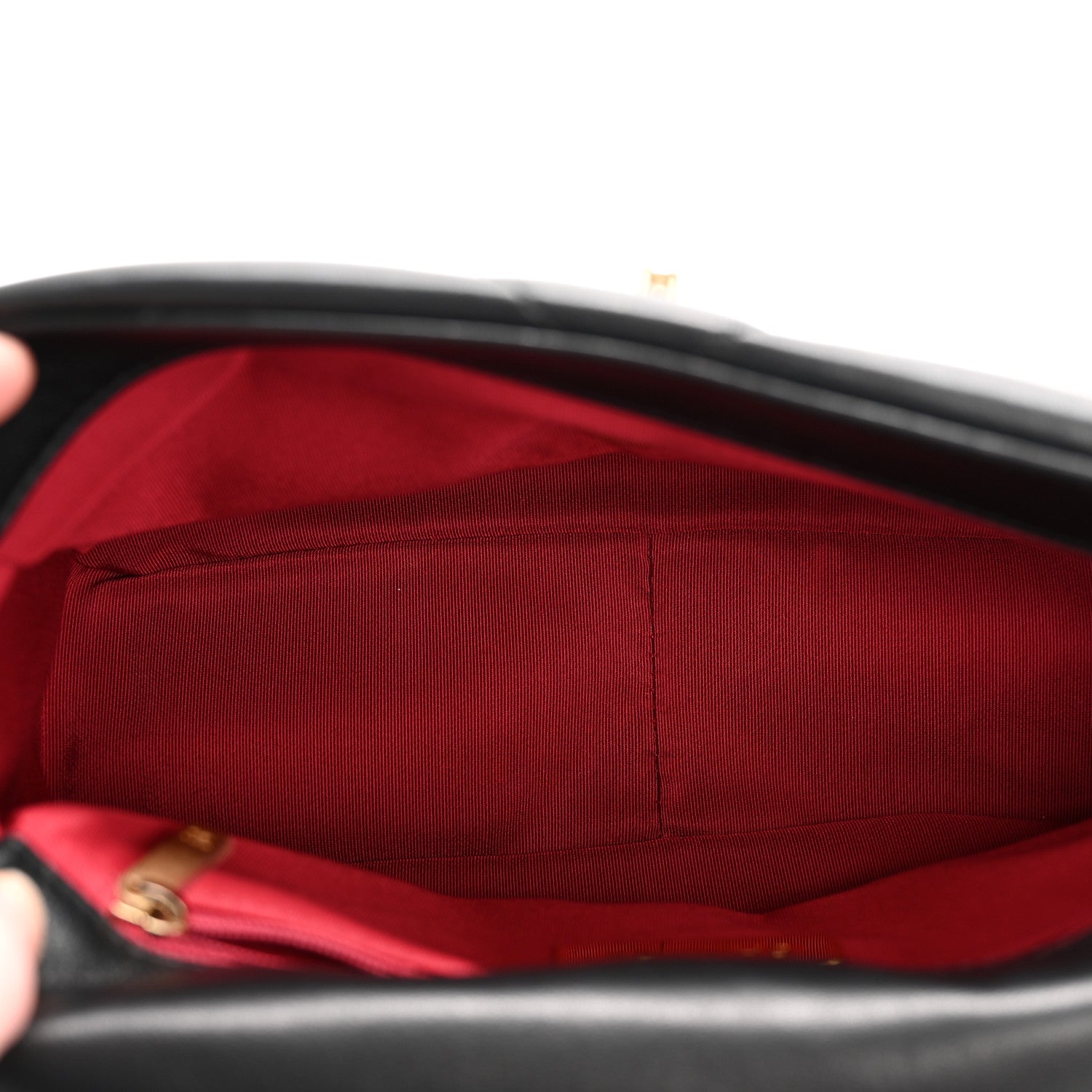 Chanel Lambskin Quilted Medium Chanel 19 Flap Black 5 of 14