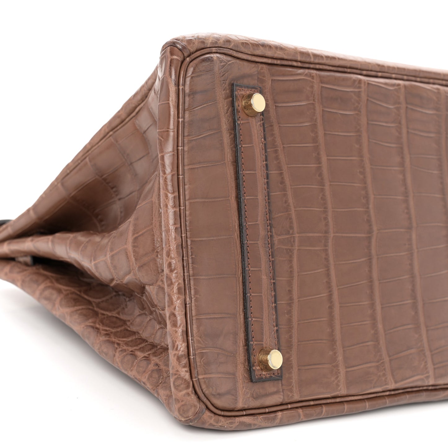 Matte Niloticus Crocodile Birkin 35 Alezan