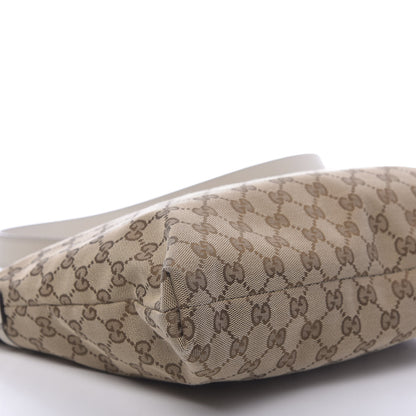 Gucci Monogram Medium Flat Messenger Bag Off White 8 of 9