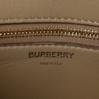 Burberry Calfskin Monogram Embossed Small TB Chain Bag Honey 7 of 12