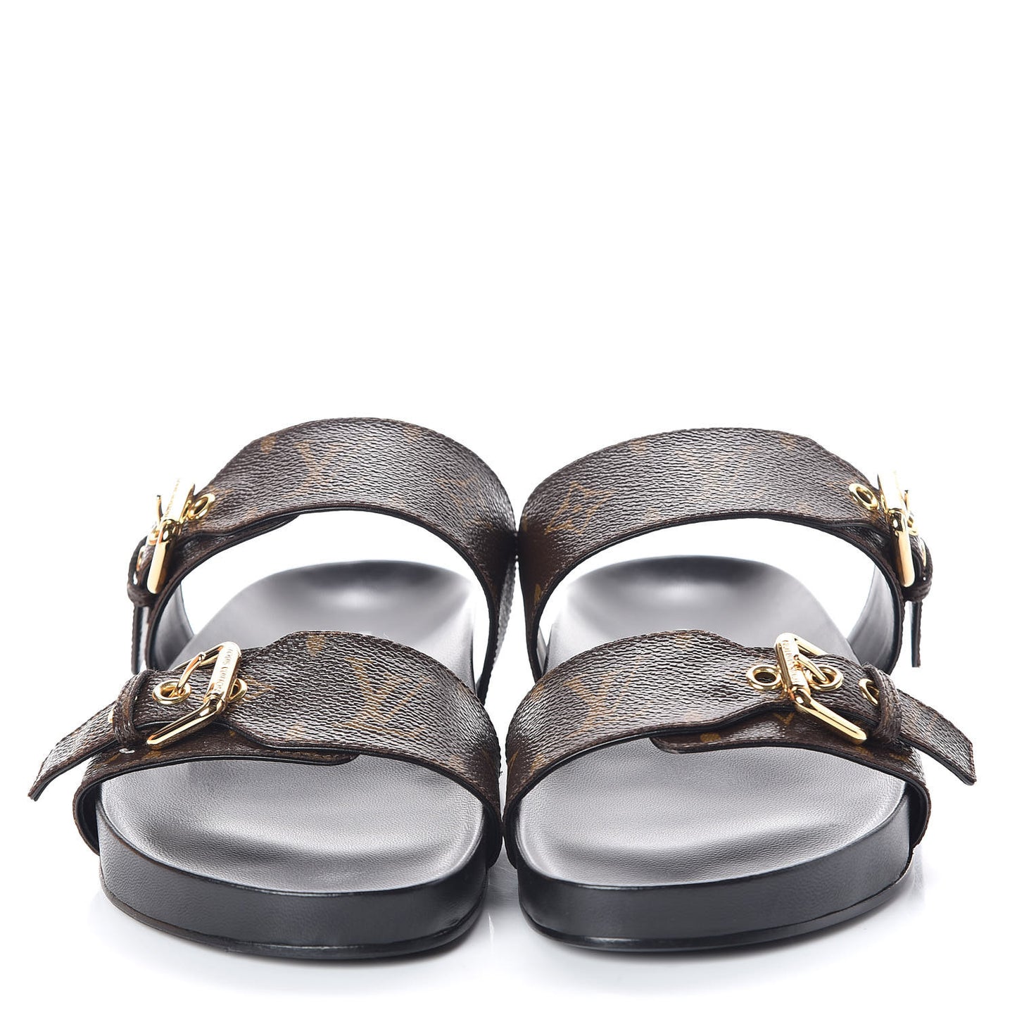 Monogram Bom Dia Mule Sandals 40 Black
