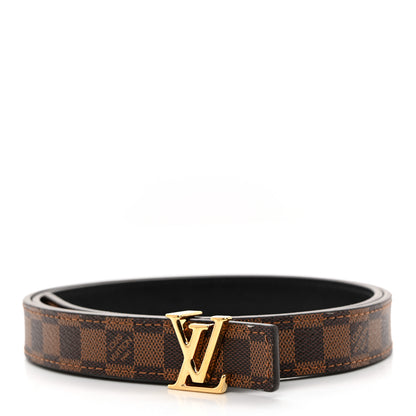 Louis Vuitton Mini Damier Ebene 25mm LV Initiales Belt 75 30 2 of 8