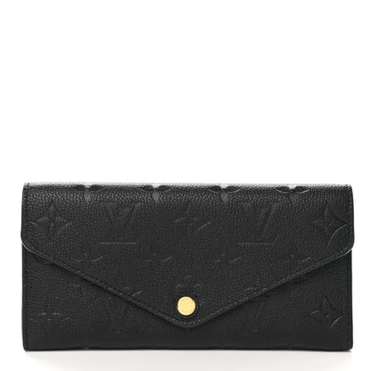 Louis Vuitton Empreinte Josephine Wallet Black 3 of 9