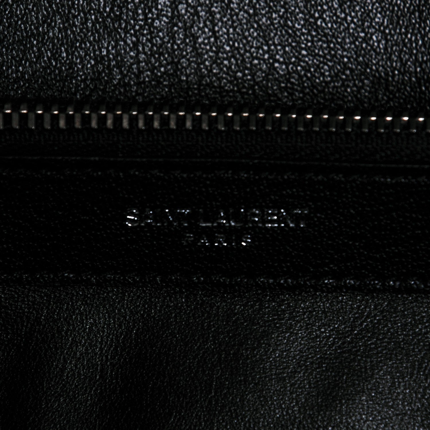 Saint Laurent Sheepskin Matelasse Chevron Monogram Large College Satchel Black 8 of 8