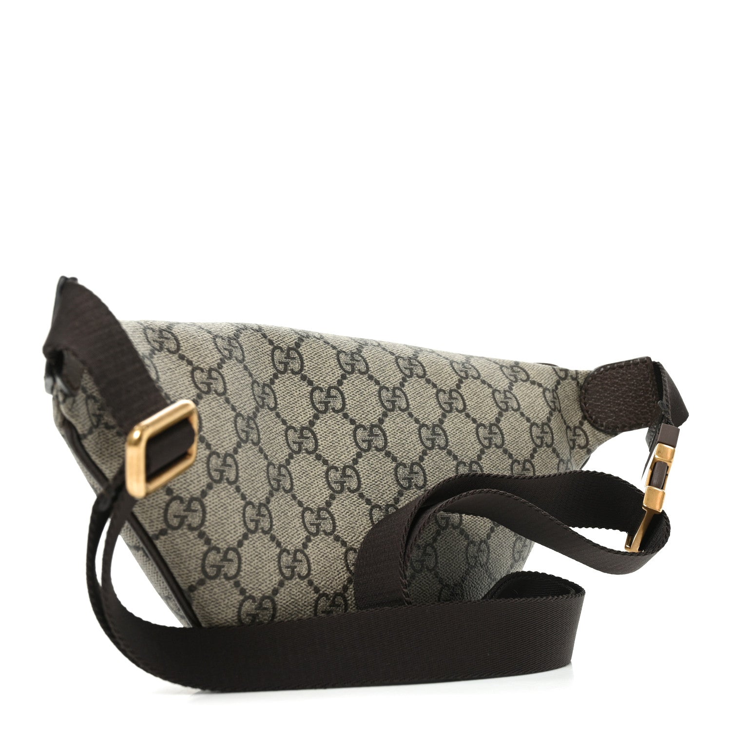 Gucci GG Supreme Monogram Web Small Ophidia Belt Bag Beige Ebony New Acero 3 of 11