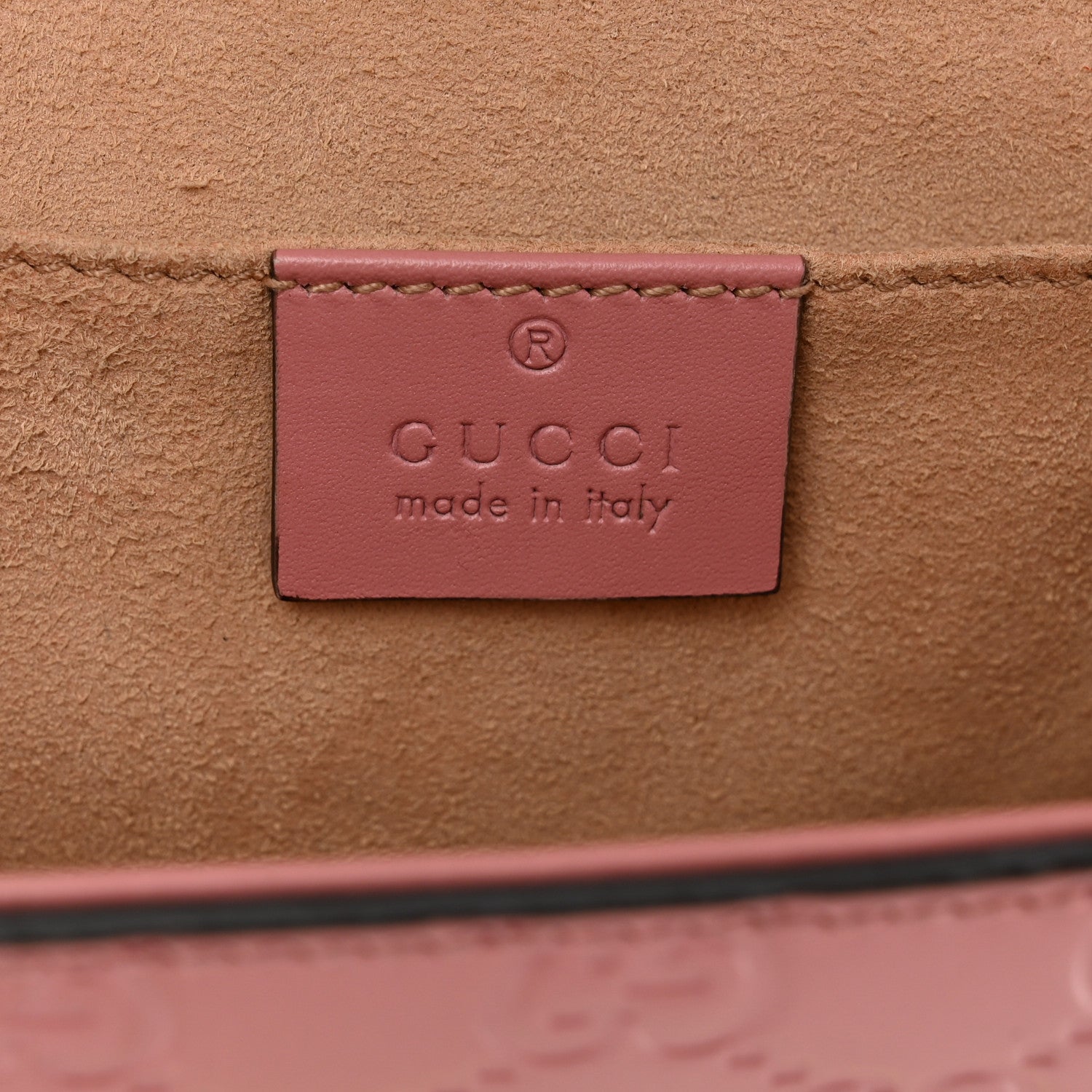 Gucci Guccissima Small Padlock Shoulder Bag Rose Baby Candy 7 of 12