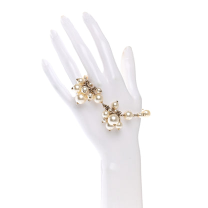 Chanel Pearl CC Dangling Bracelet Gold 3 of 8
