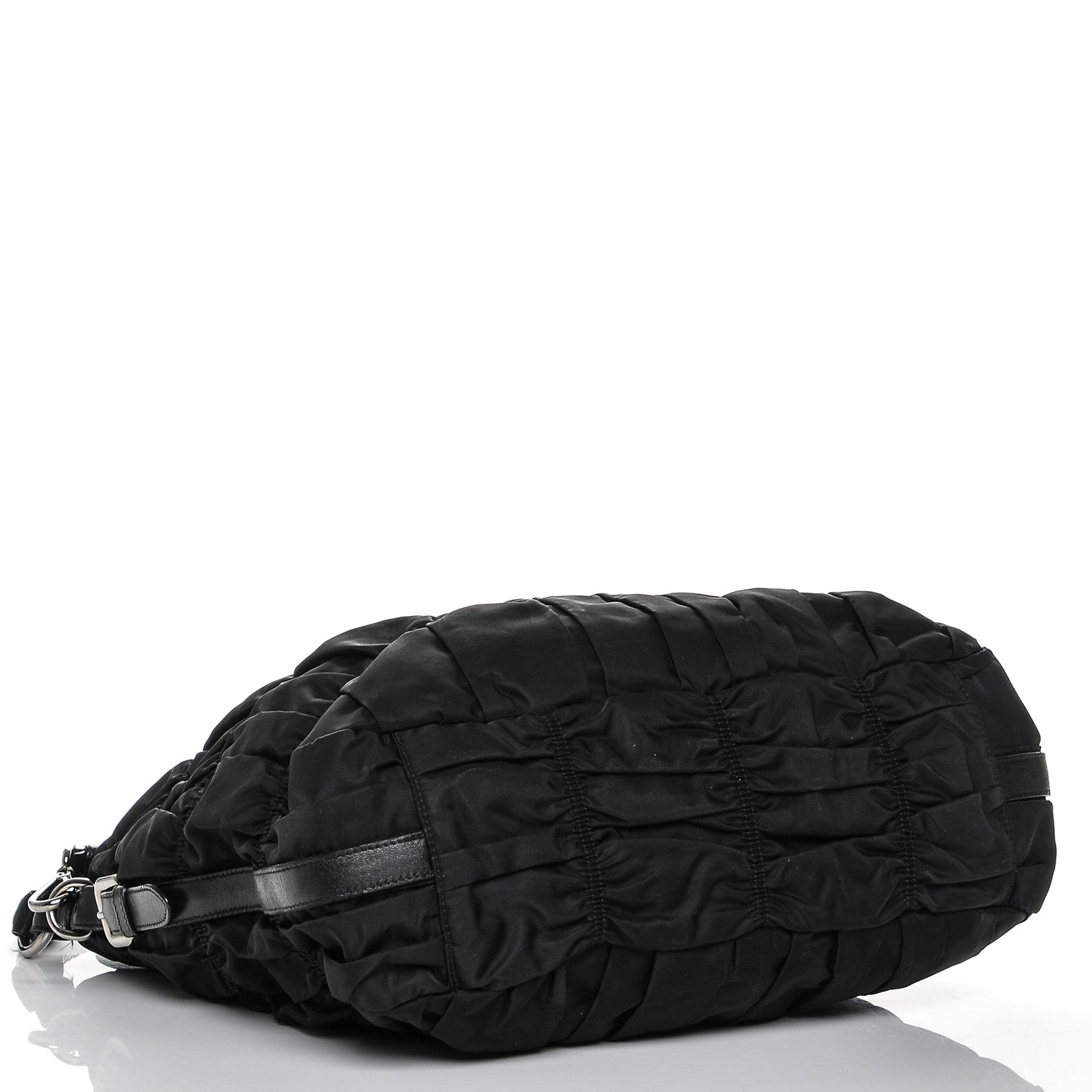 Prada Tessuto Nylon Gaufre Hobo Nero Black 4 of 6