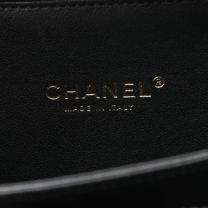 Chanel Caviar Quilted Small CC Filigree Vanity Case Beige Black 6 of 11