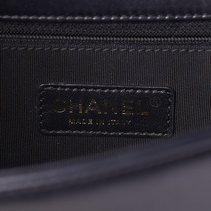 Chanel Lambskin Quilted New Medium Boy Flap Black 6 of 13