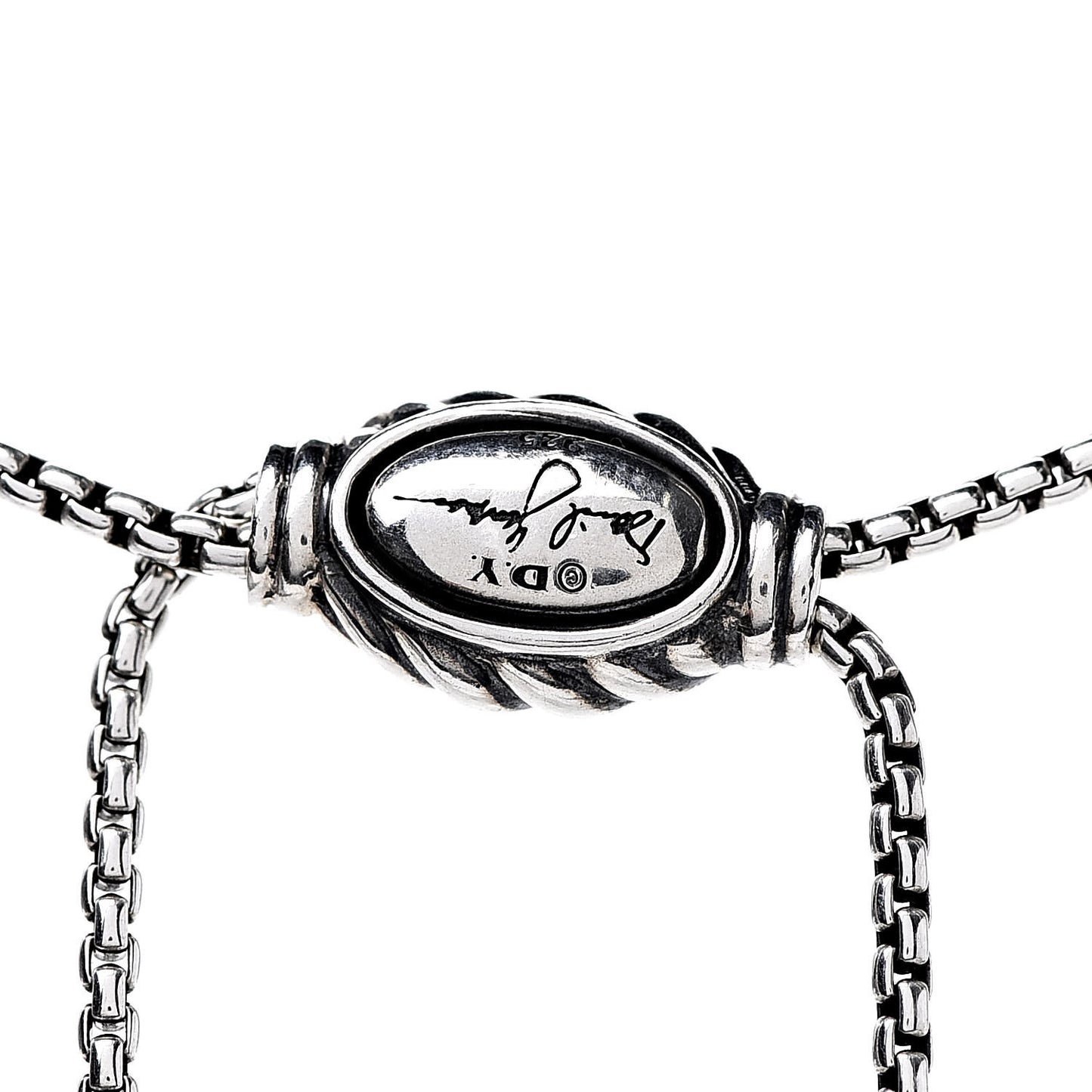 Sterling Silver 14K Yellow Gold 37mm Crossover Pendant Necklace