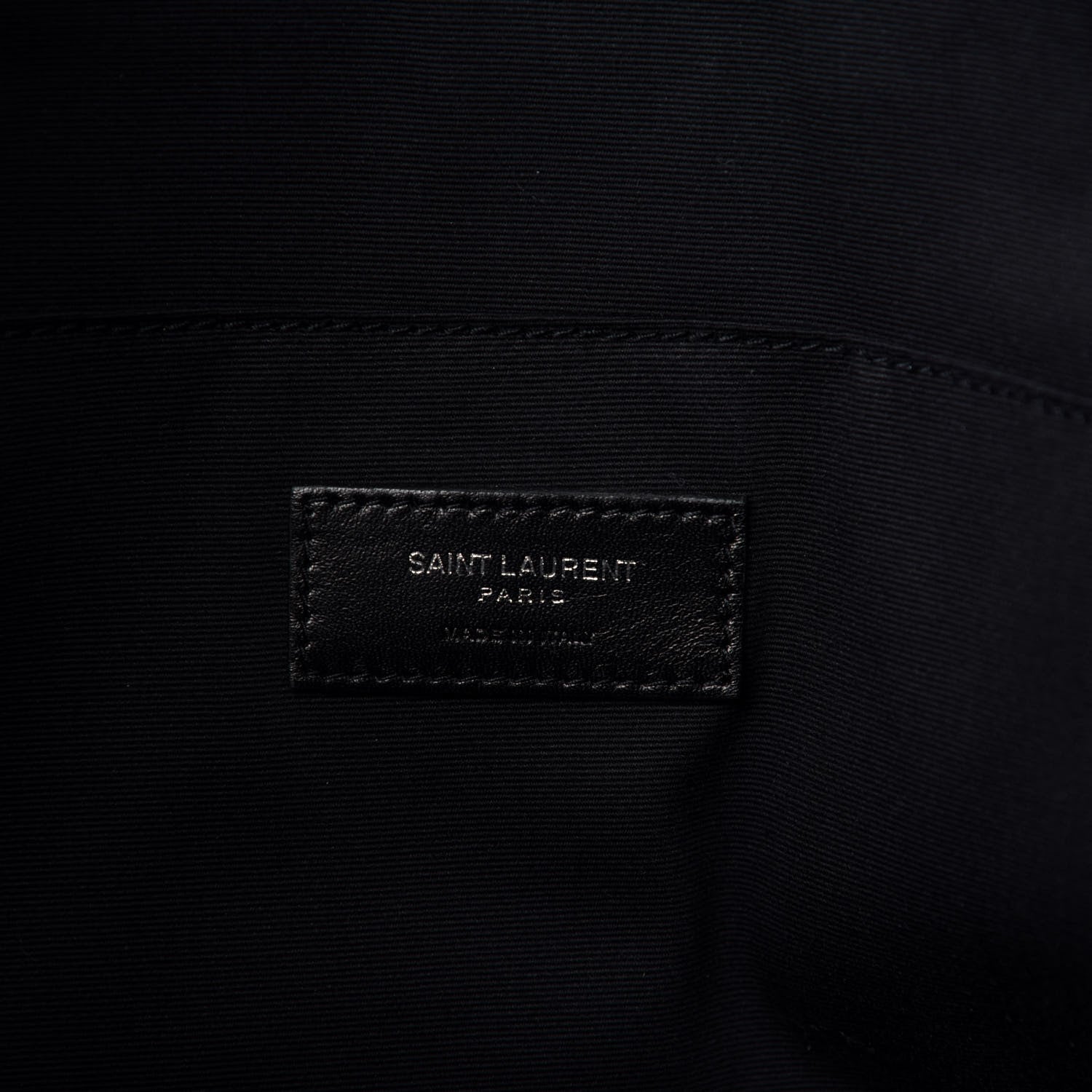 Saint Laurent Calfskin Bold Briefcase Black 10 of 12