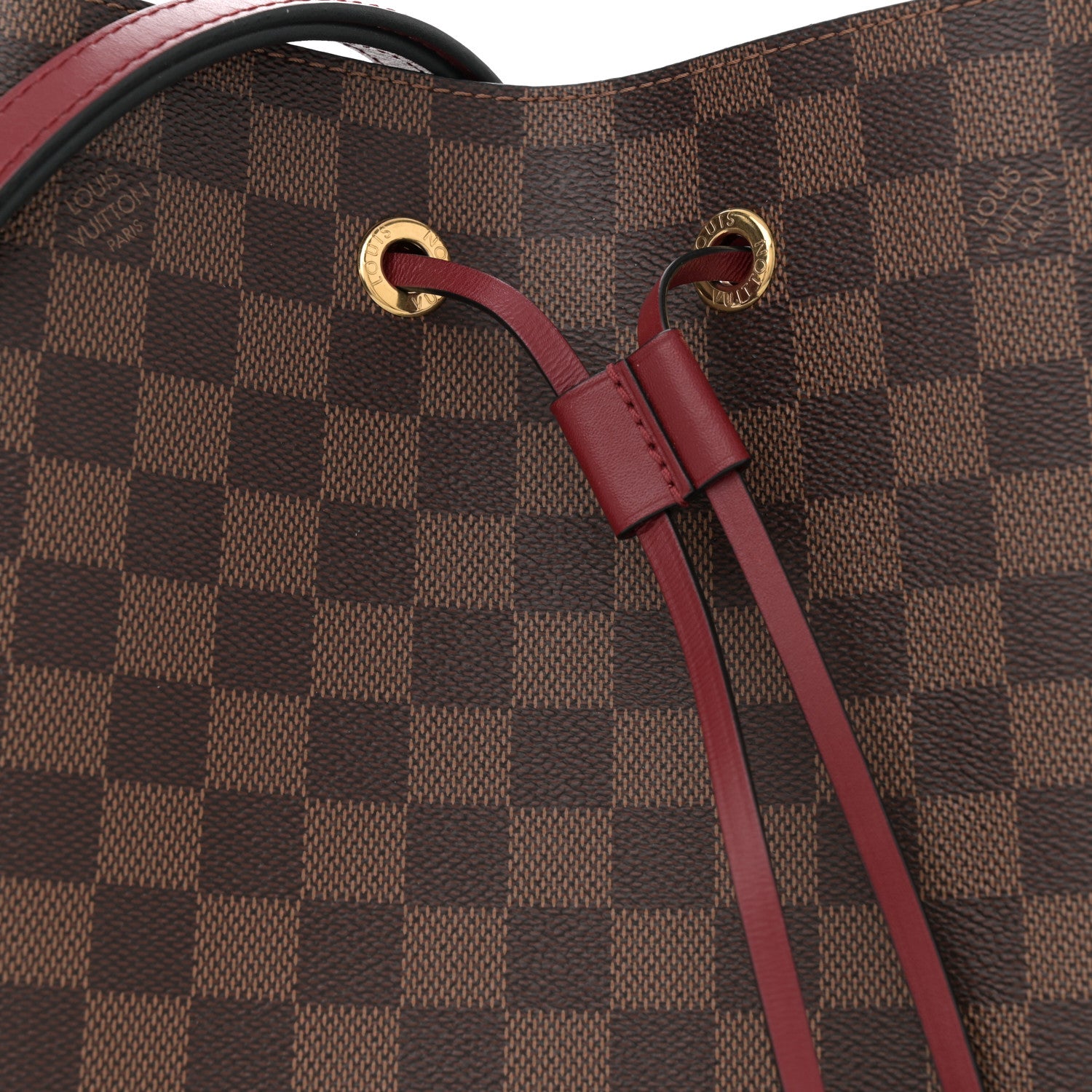 Louis Vuitton Damier Ebene Neonoe MM Cherry Berry 7 of 9