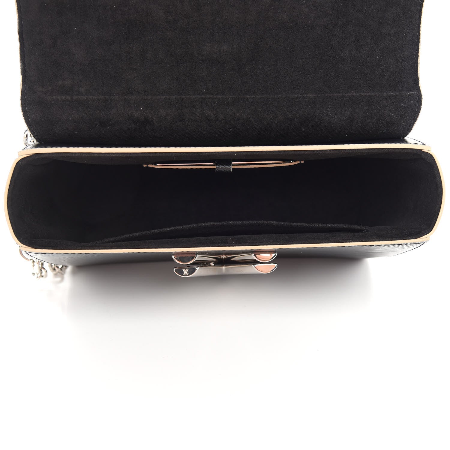 Louis Vuitton Epi Travel Stickers Twist Shoulder Bag MM Black 5 of 8