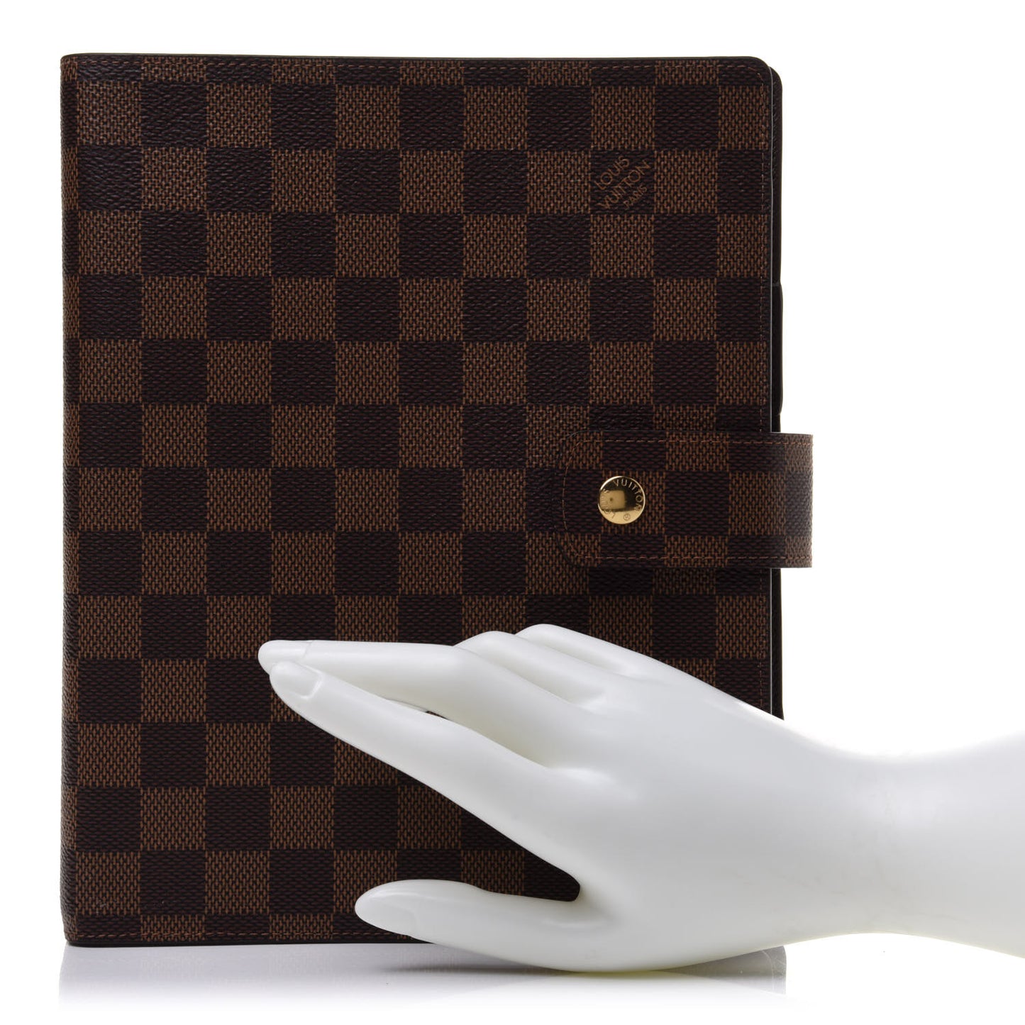 Damier Ebene Large Ring Agenda Cover
