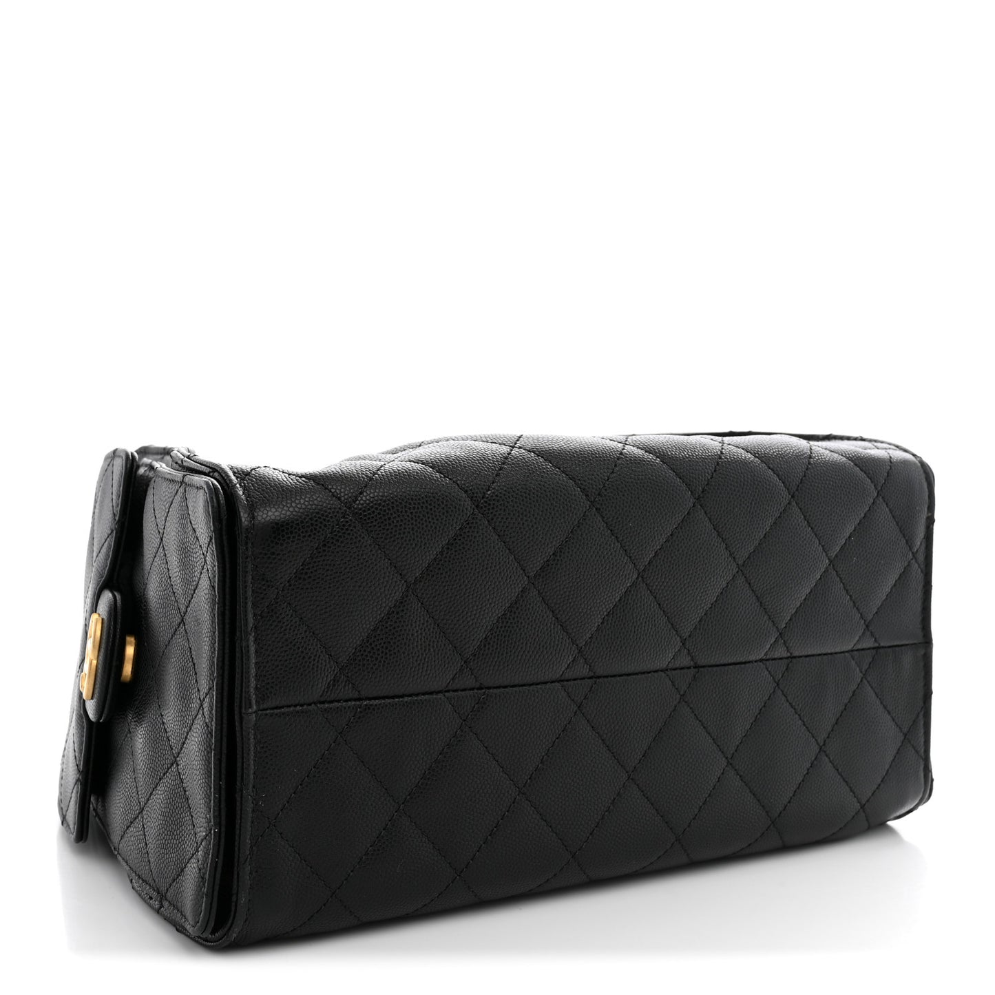 Caviar Quilted Small Chanel 25 Handbag Black