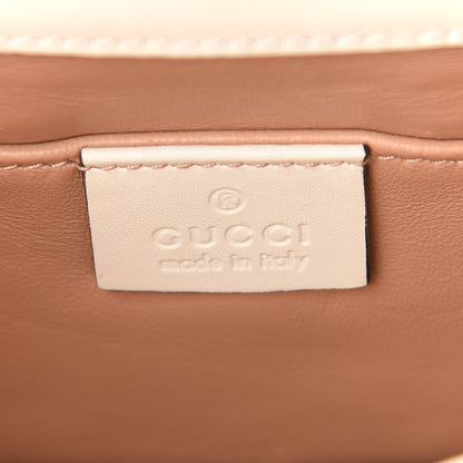Gucci Nappa Pearl Studded Mini Queen Margaret Broadway Shoulder Bag Mystic White 6 of 9