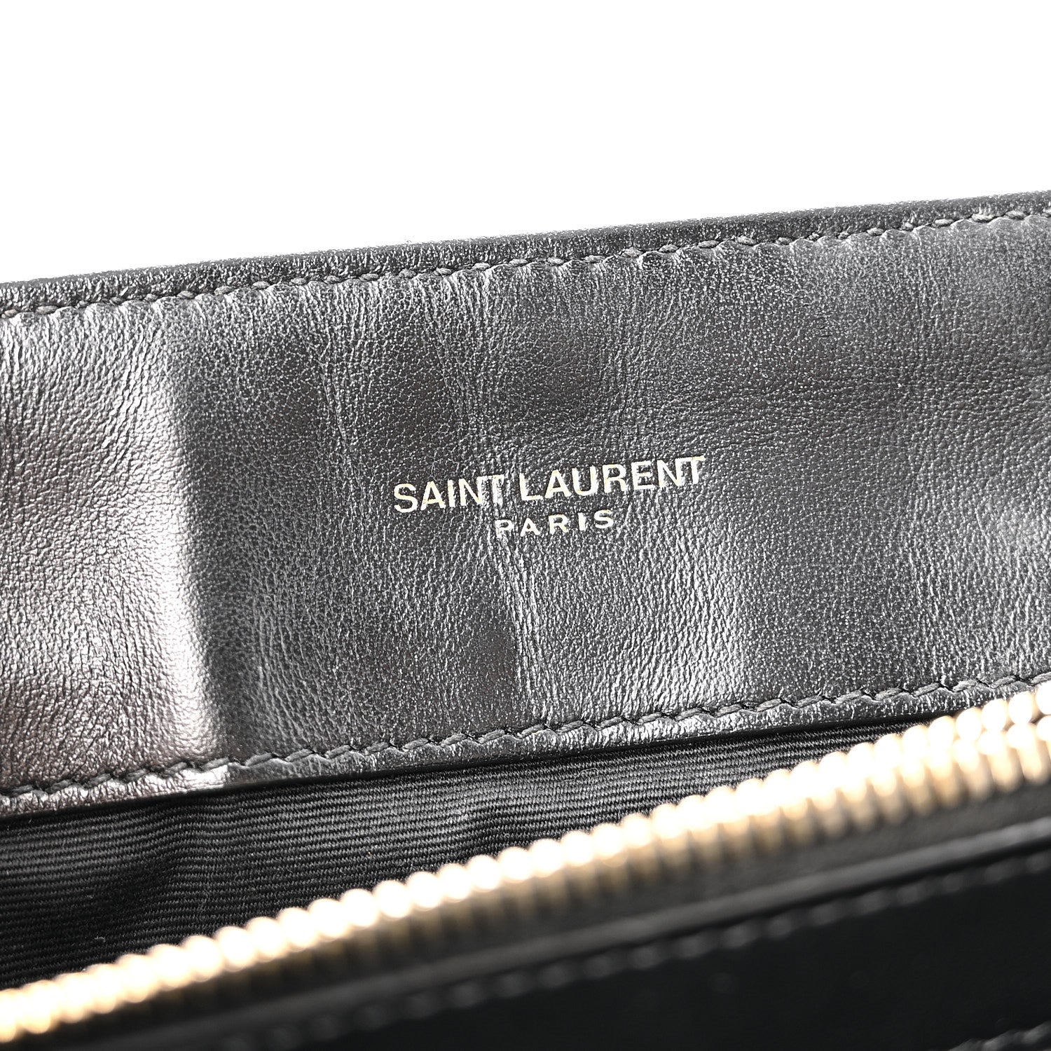 Saint Laurent Calfskin Y Quilted Monogram Medium Loulou Chain Satchel Black 5 of 14