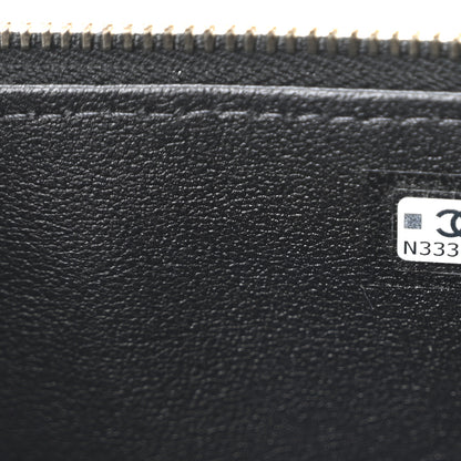 Chanel Lambskin Quilted Trendy Small Top Handle Vanity Case With Chain Black 7 of 10