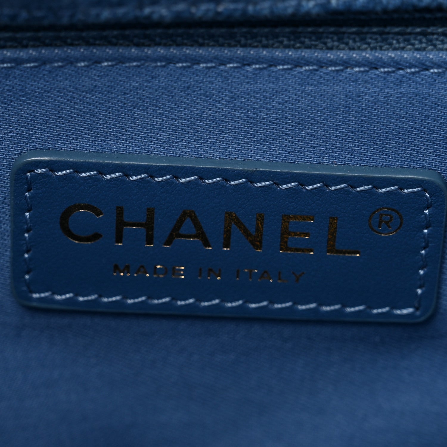 Chanel Denim Quilted Mini Denim Mood Rectangular Flap Blue Multicolor 5 of 9