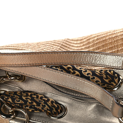 Gucci Natural Straw Large Positano Tote 15 of 19