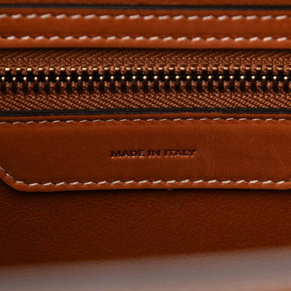 Celine Textile Smooth Calfskin Micro Luggage Multicolor Khaki Tan 6 of 10