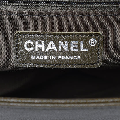 Chanel Caviar Quilted New Medium Boy Flap Khaki 6 of 12