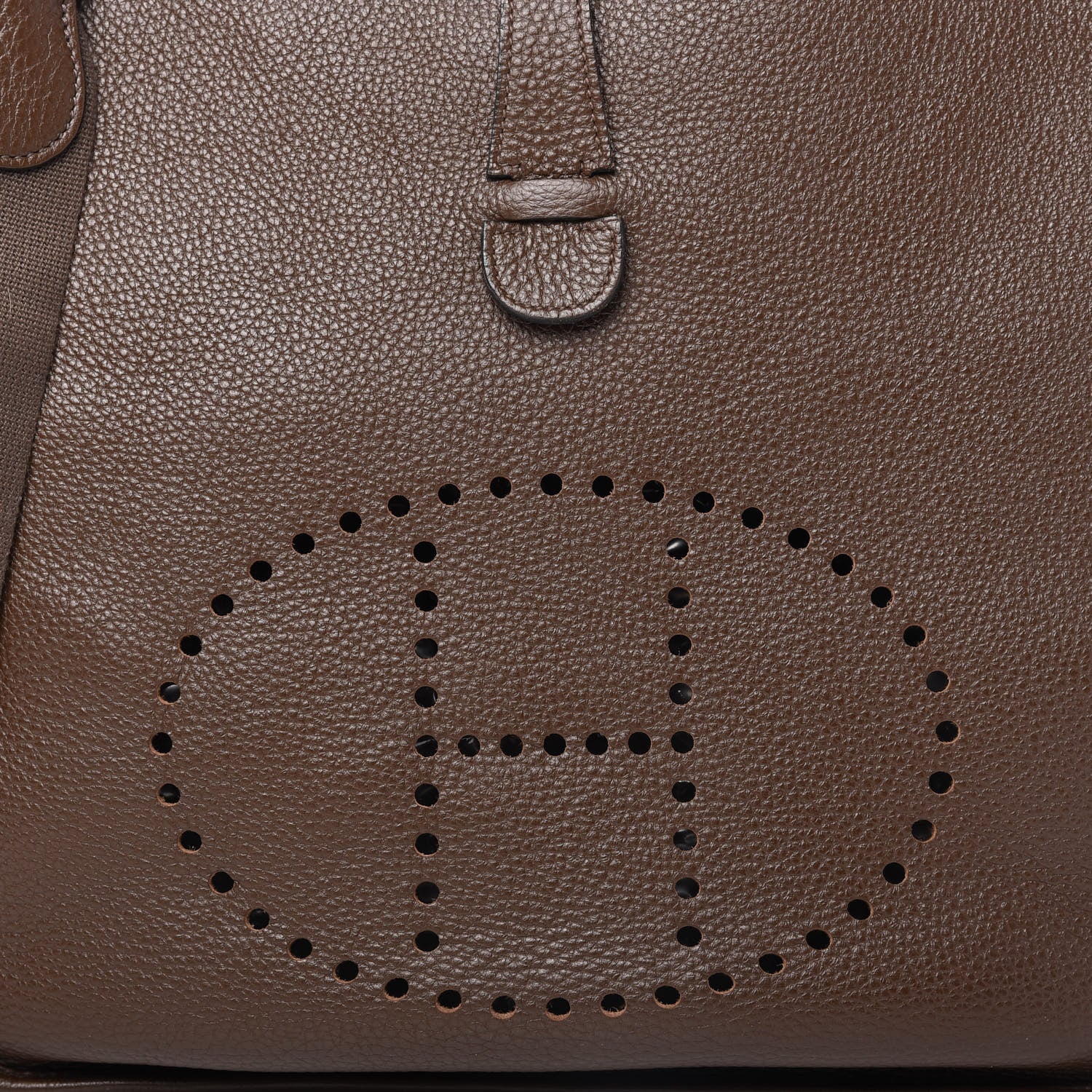Hermes Taurillon Clemence Evelyne III GM Chocolate 9 of 10