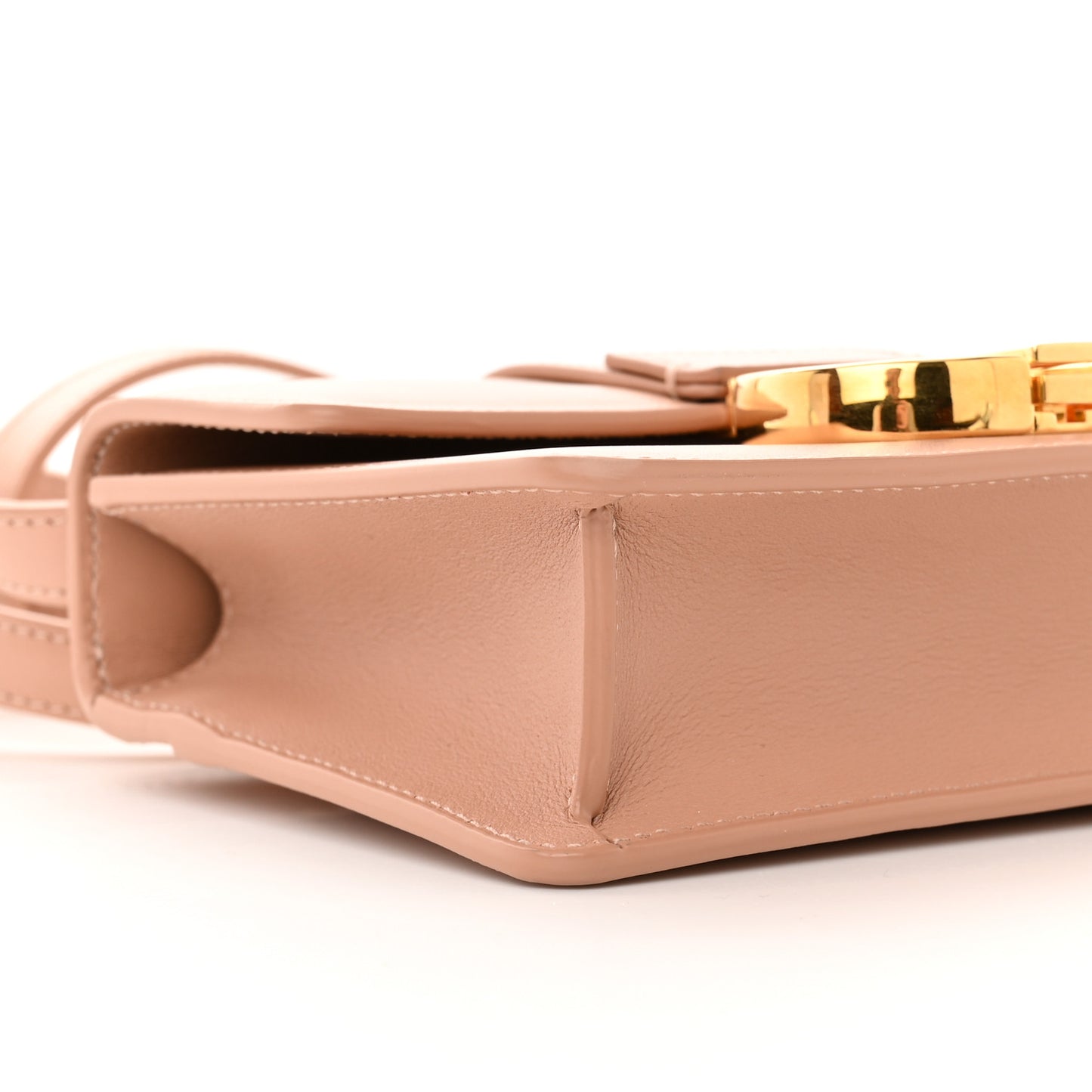 Smooth Calfskin Micro 30 Montaigne Flap Bag Pale Pink