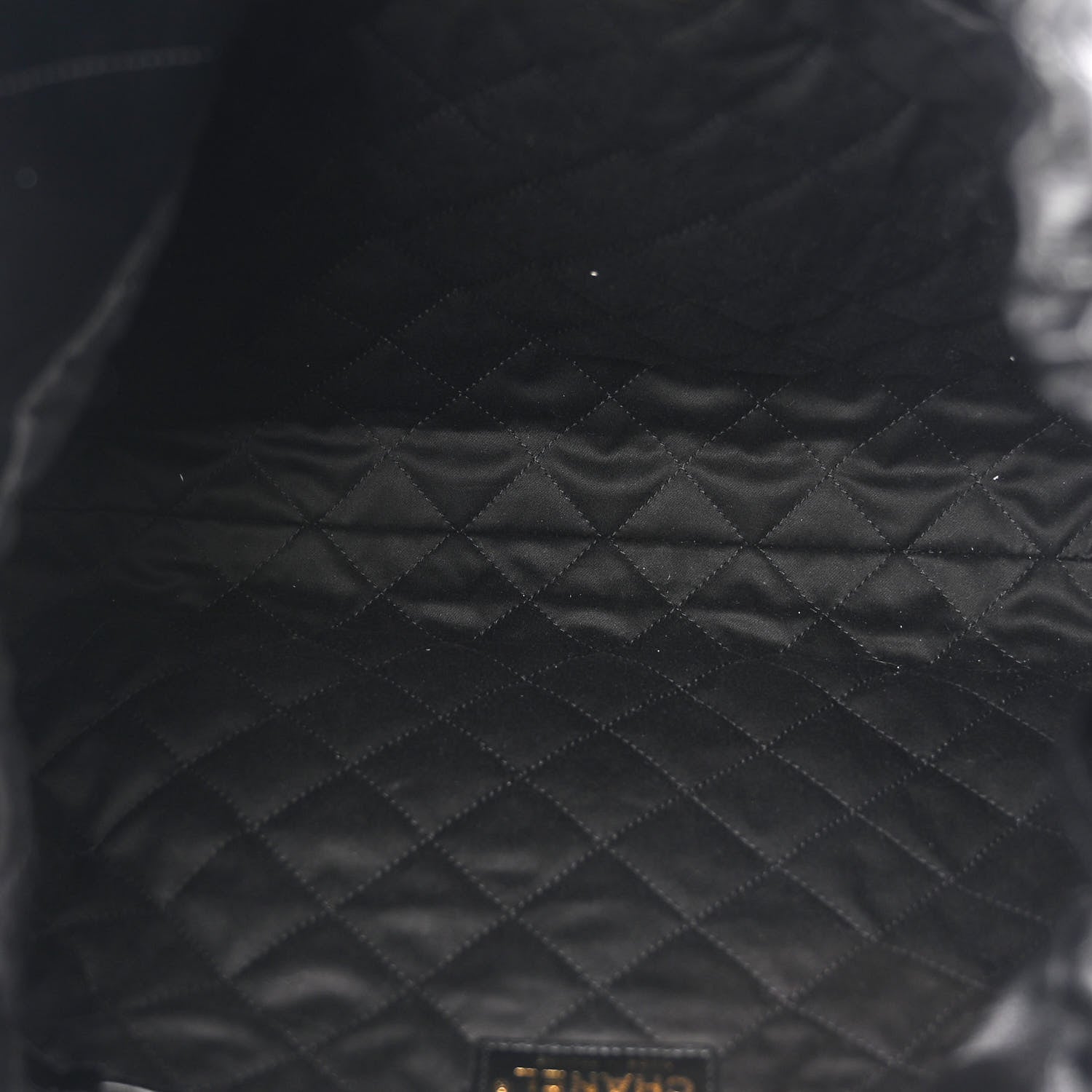 Chanel Shiny Calfskin Quilted Chanel 22 Black 6 of 12