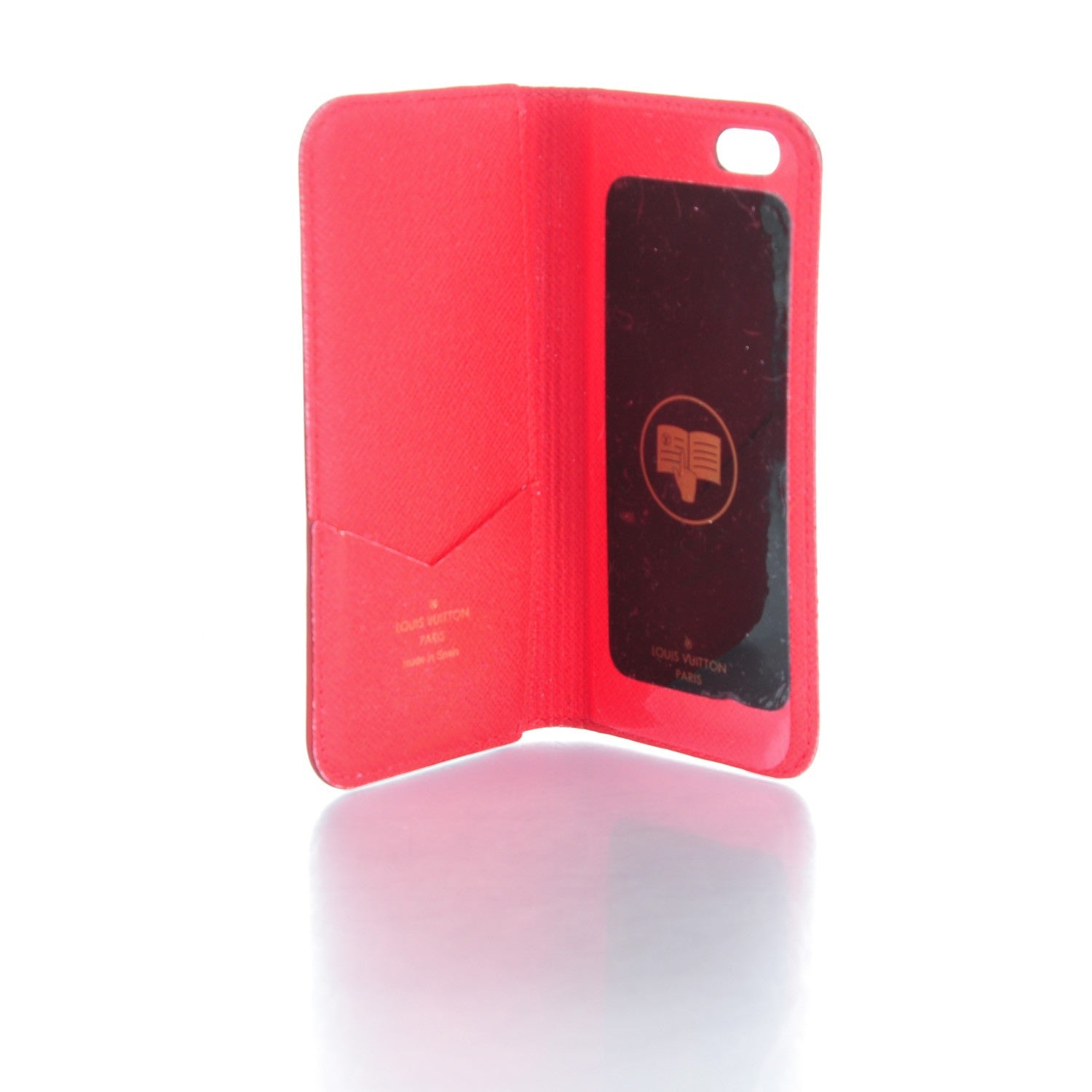 Louis Vuitton Monogram iPhone 6 Folio Case Rouge 5 of 7