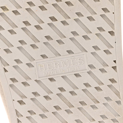 Hermes Canvas Calfskin Womens Voltage Sneakers 40 Prunoir Naturel 8 of 12