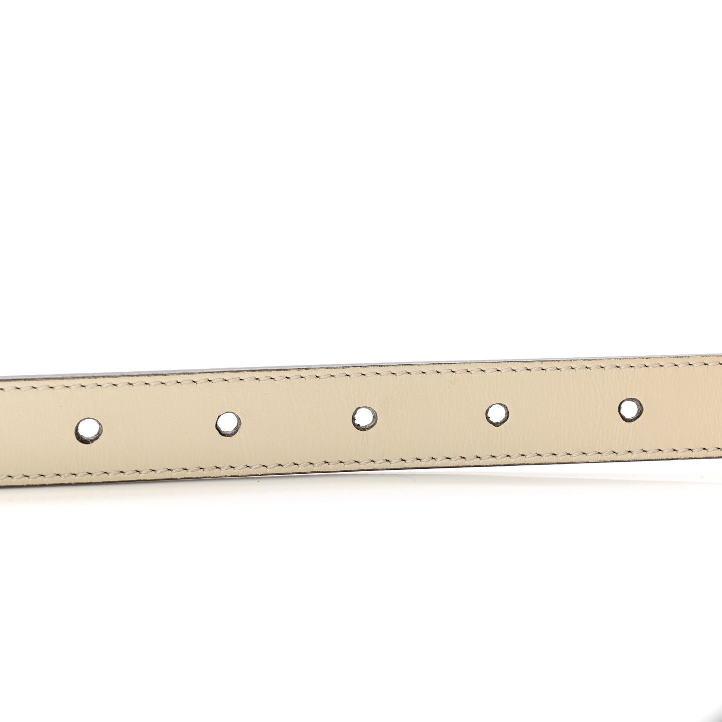 Calfskin Double G 20mm Belt 85 34 Mystic White