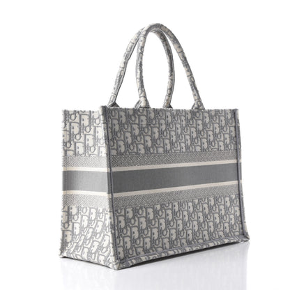 Christian Dior Oblique Medium Book Tote Grey 3 of 11