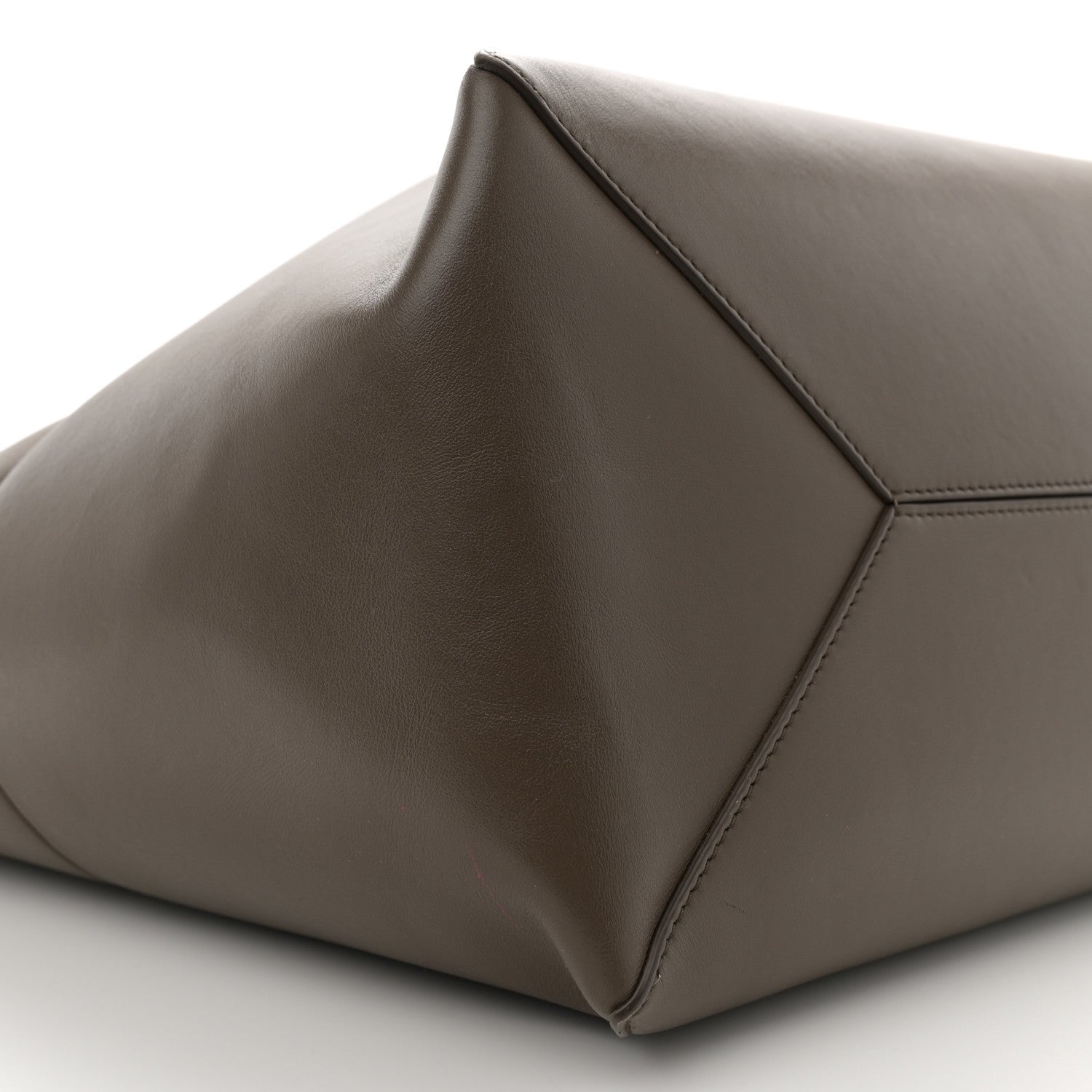 Loewe Shiny Calfskin Medium Puzzle Fold Tote Umber 9 of 11
