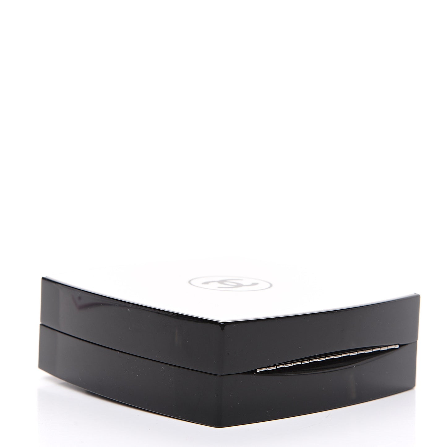 Plexiglass Compact Box Clutch Black Ivory