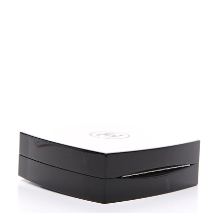 Chanel Plexiglass Compact Box Clutch Black Ivory 3 of 11