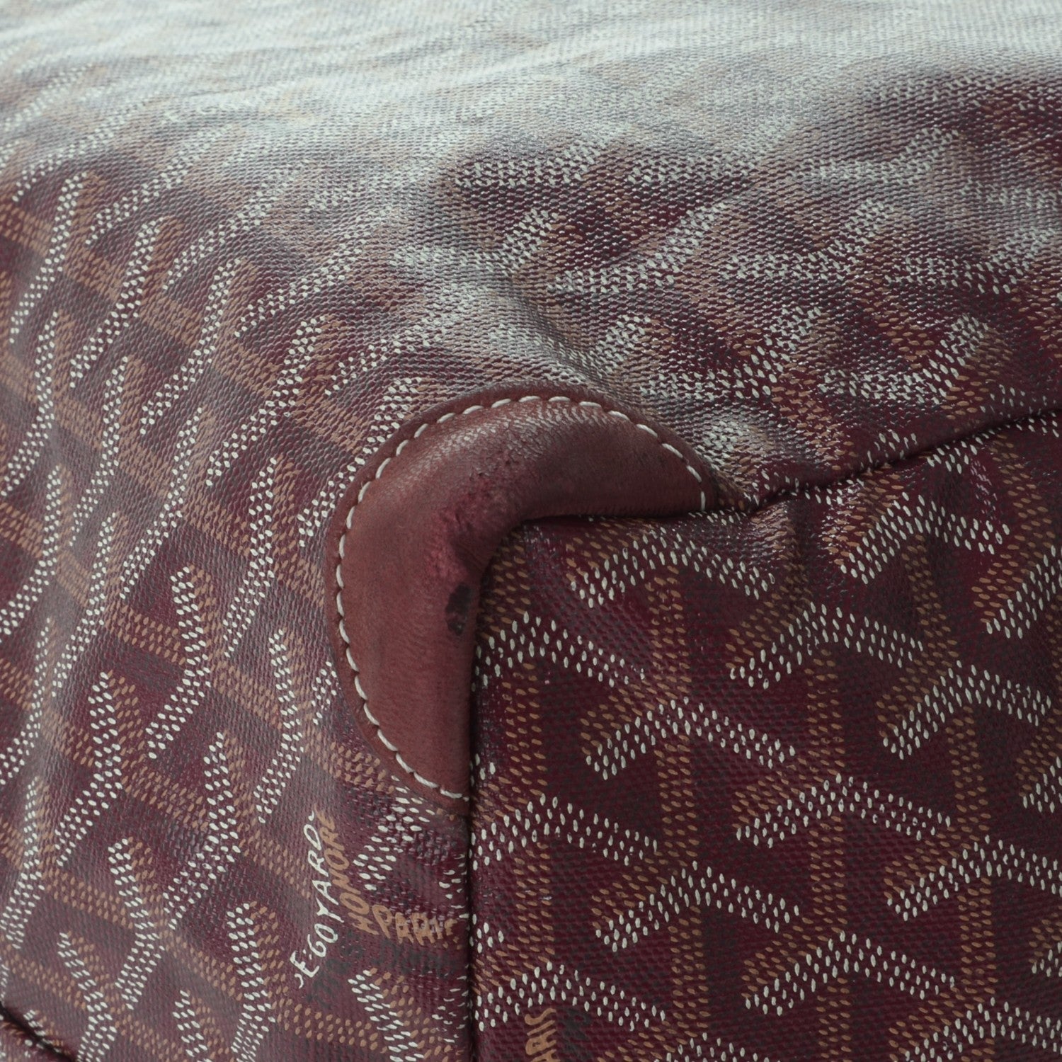 Goyard Goyardine Saint Louis GM Burgundy 6 of 11