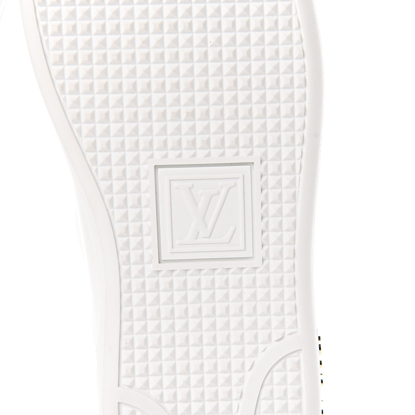 Calfskin Calf Hair Monogram Giant Jungle Frontrow Sneakers 37.5 White