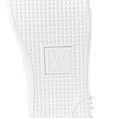 Louis Vuitton Calfskin Calf Hair Monogram Giant Jungle Frontrow Sneakers 37.5 White 7 of 9